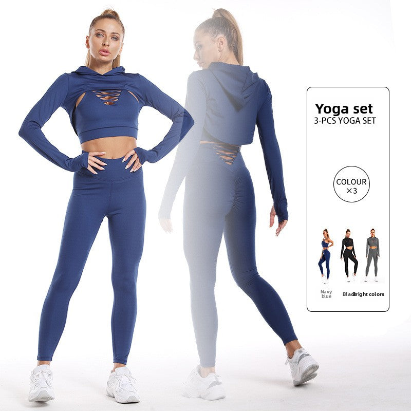 Women's Tight-Fitting Quick-Dry Yoga Suit Set